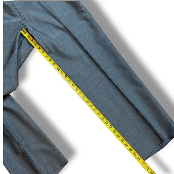 VTG G Handleman 2-Piece Suit Mens Gray Semi-Sharkskin Custom Made Size 44 - Picture 12 of 12